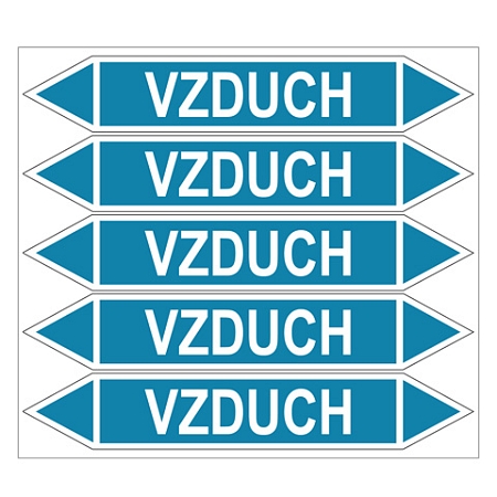 Značení potrubí, vzduch